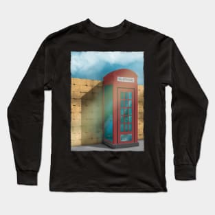 Phone booth aquarium Long Sleeve T-Shirt